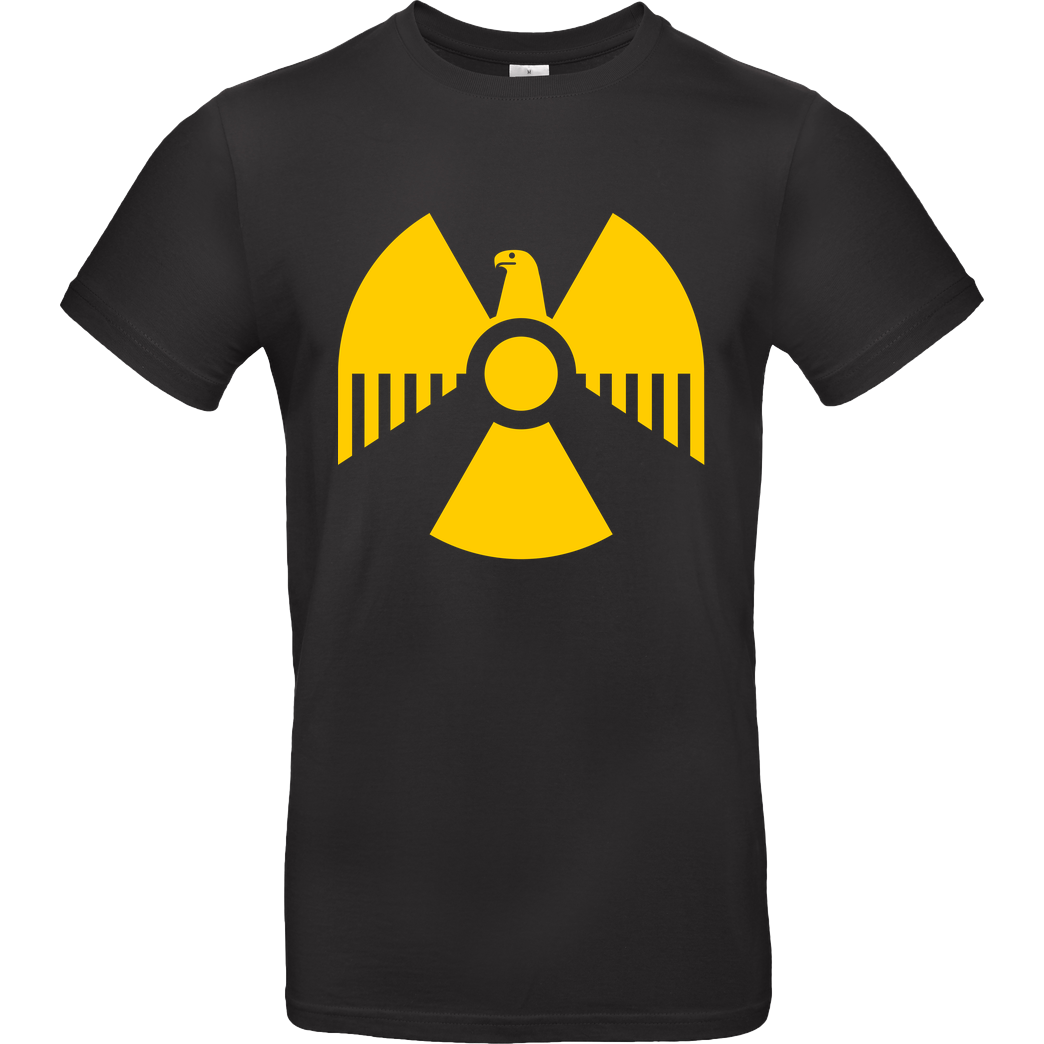 None Nuclear Eagle T-Shirt B&C EXACT 190 - Black