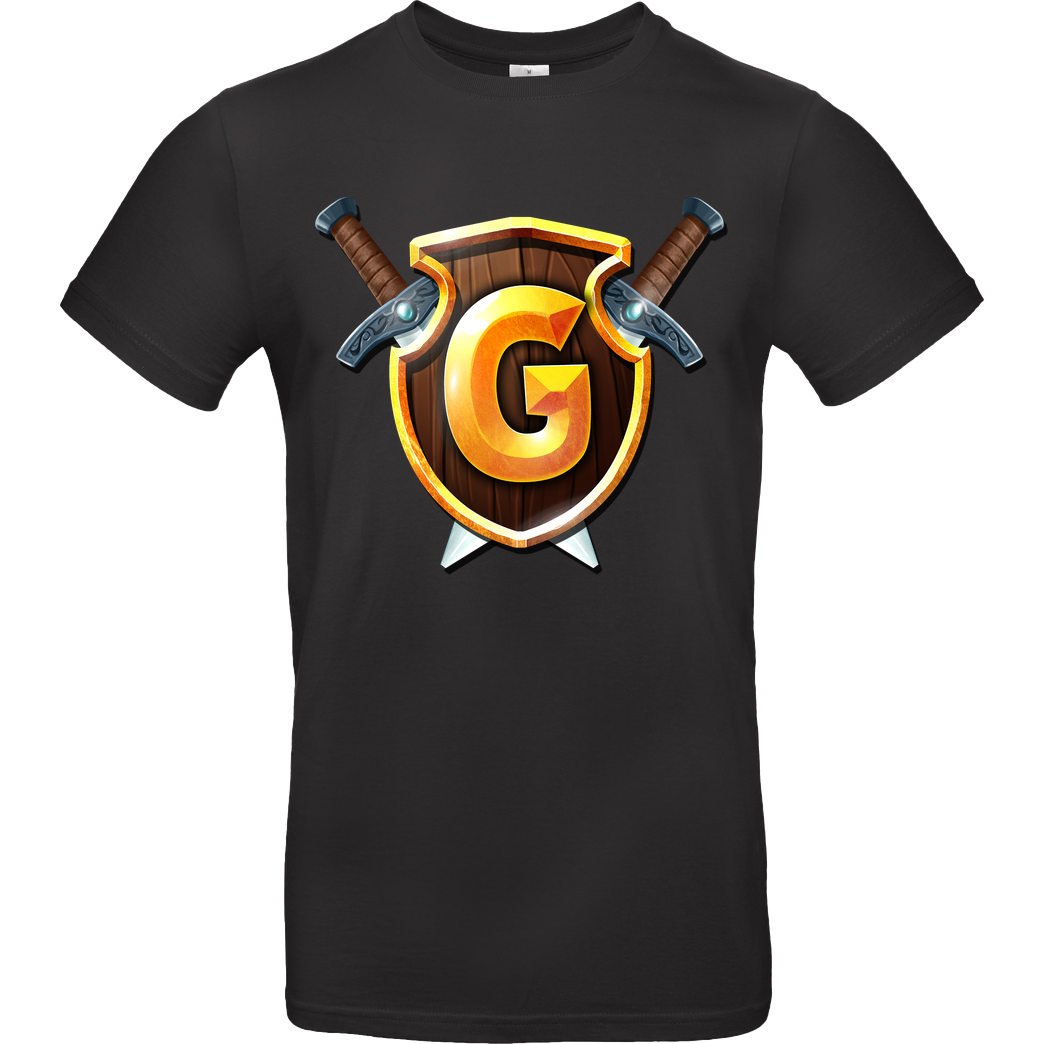 GommeHD GommeHD - Wappen T-Shirt B&C EXACT 190 - Black