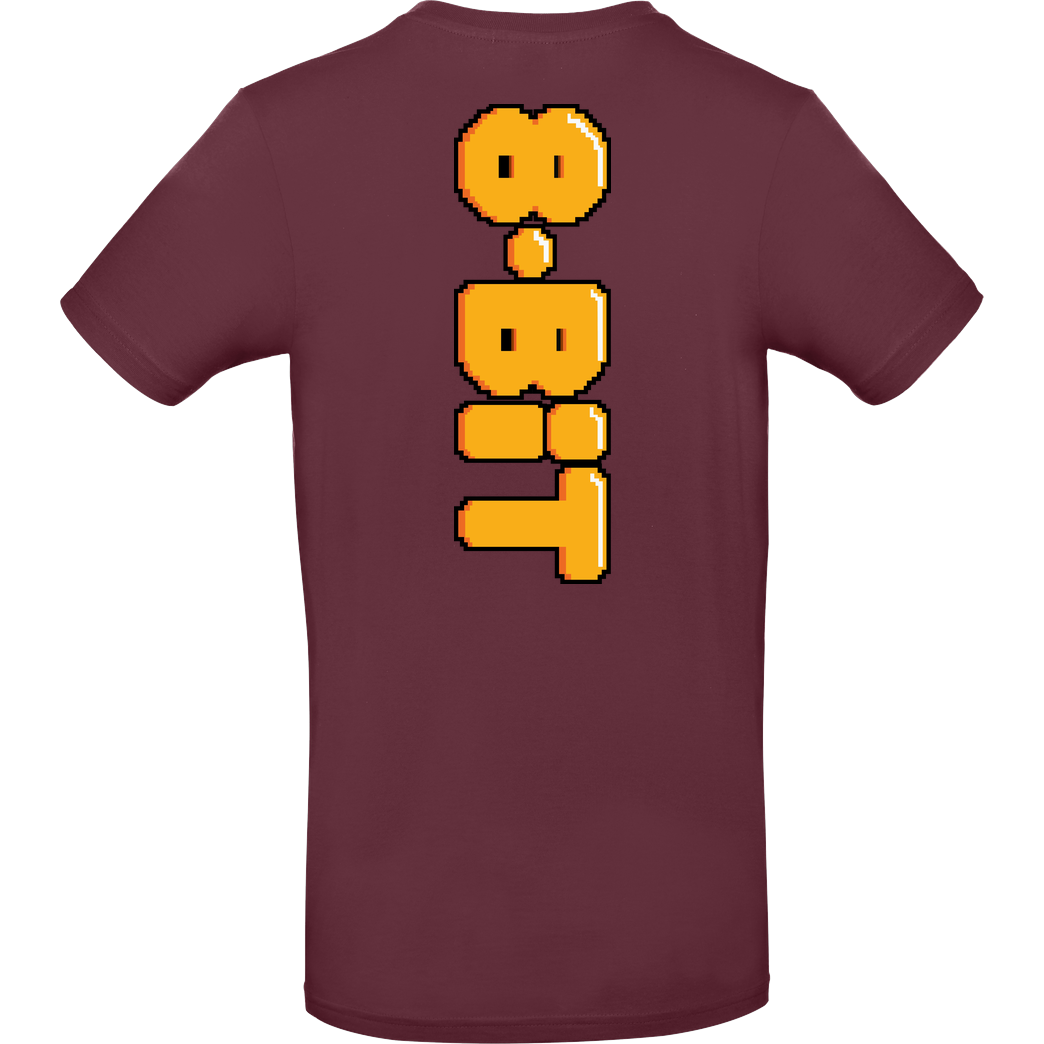 IamHaRa 8-Bit T-Shirt B&C EXACT 190 - Bordeaux