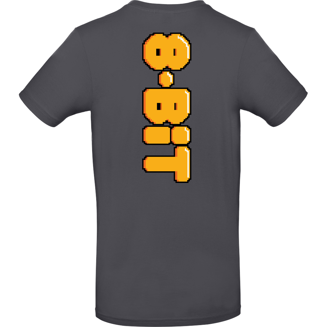 IamHaRa 8-Bit T-Shirt B&C EXACT 190 - Dark Grey