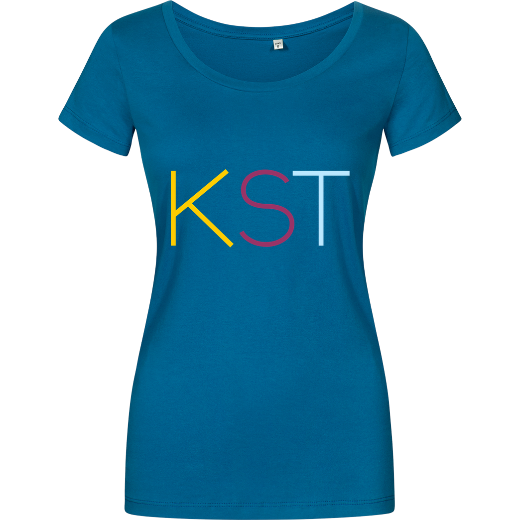 KsTBeats KsTBeats - KST Color T-Shirt Damenshirt petrol
