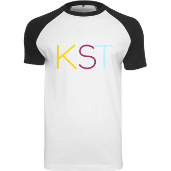 KsTBeats - KST Color Raglan-Shirt weiß