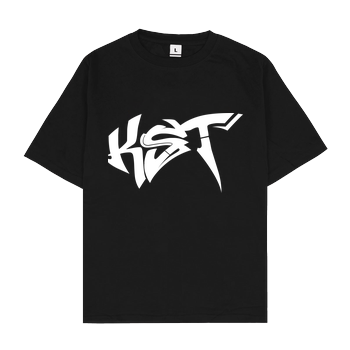 KsTBeats -Graffiti Oversize T-Shirt - Schwarz