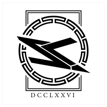 Lexx776 - DCCLXXVI Kunstdruck Quadrat weiß