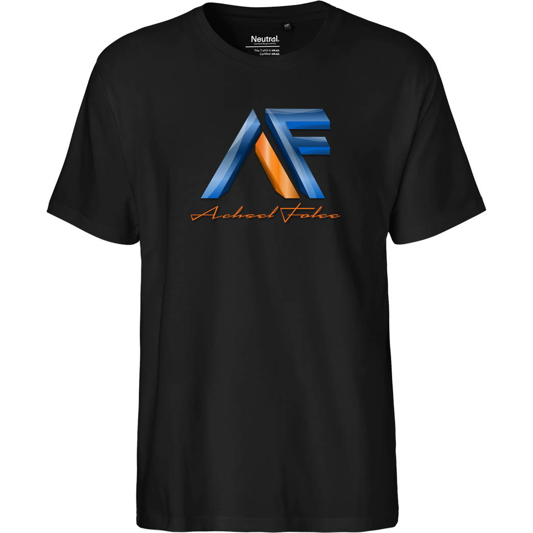 Achsel Folee Achsel Folee - Logo T-Shirt Fairtrade T-Shirt - schwarz