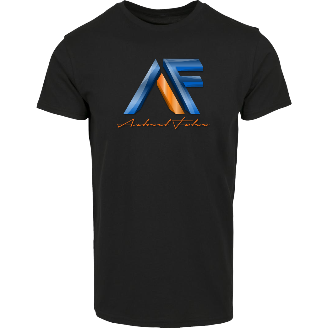 Achsel Folee Achsel Folee - Logo T-Shirt Hausmarke T-Shirt  - Schwarz