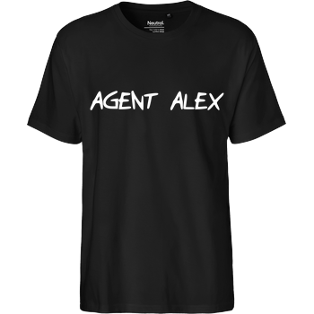 Agent Alex - Handwriting Fairtrade T-Shirt - schwarz