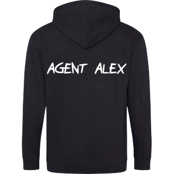 Agent Alex - Handwriting Hoodiejacke schwarz