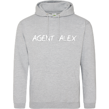 Agent Alex - Handwriting JH Hoodie - Heather Grey