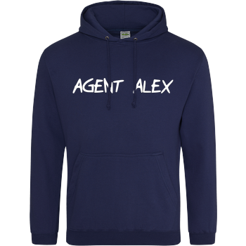 Agent Alex - Handwriting JH Hoodie - Navy