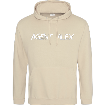 Agent Alex - Handwriting JH Hoodie - Sand