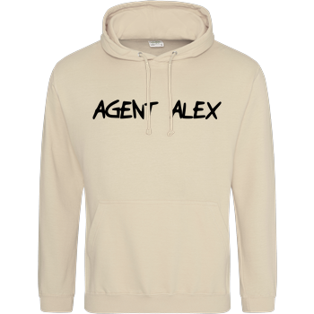 Agent Alex - Handwriting JH Hoodie - Sand