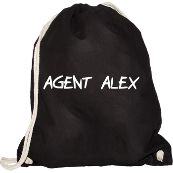 Agent Alex - Handwriting Turnbeutel schwarz