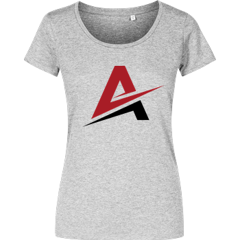 AhrensburgAlex - Logo Damenshirt heather grey
