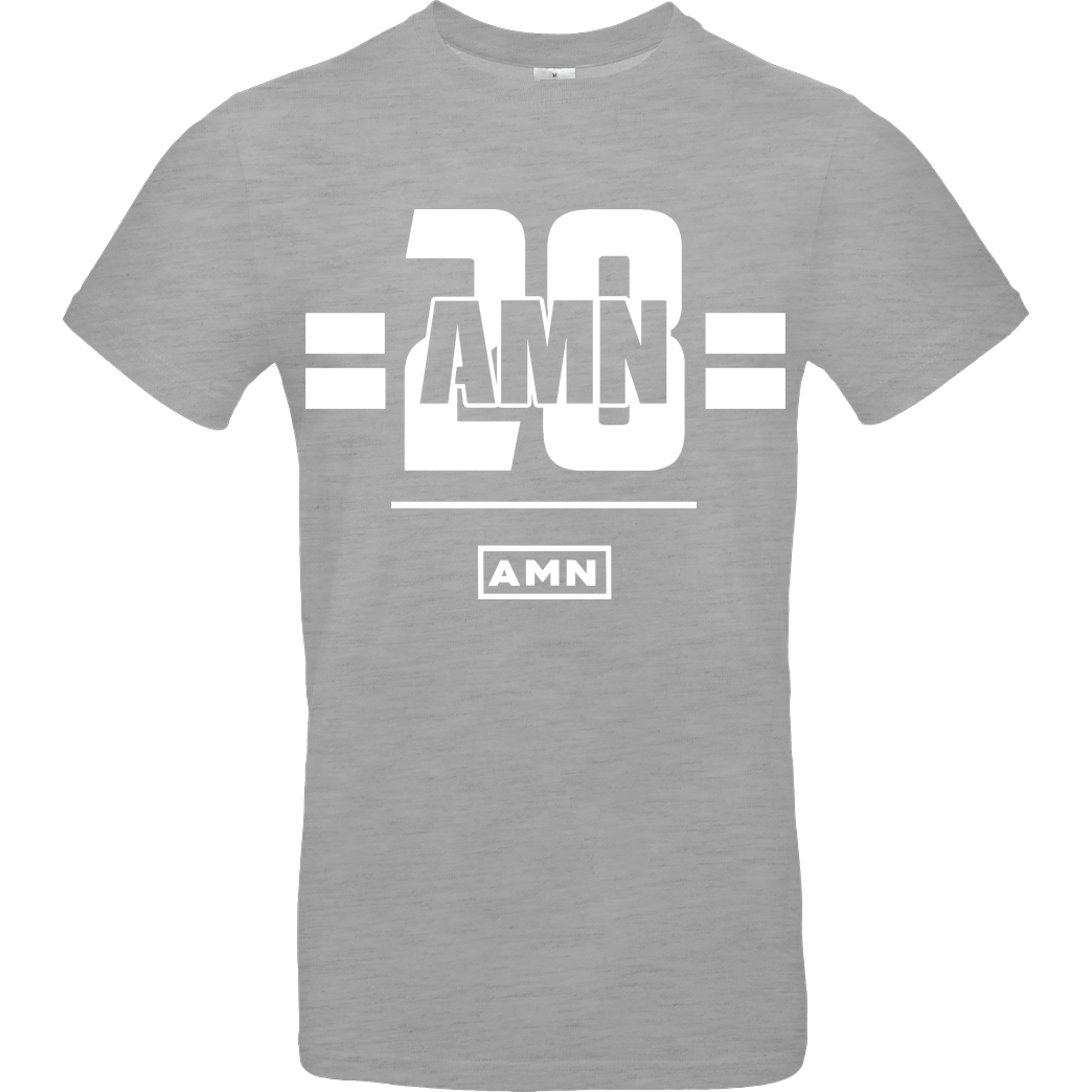 AMN-Shirts.com AMN-Shirts - 28 T-Shirt B&C EXACT 190 - heather grey
