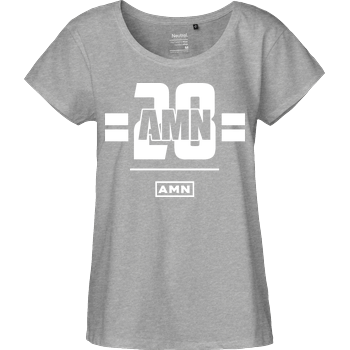 AMN-Shirts - 28 Fairtrade Loose Fit Girlie - heather grey