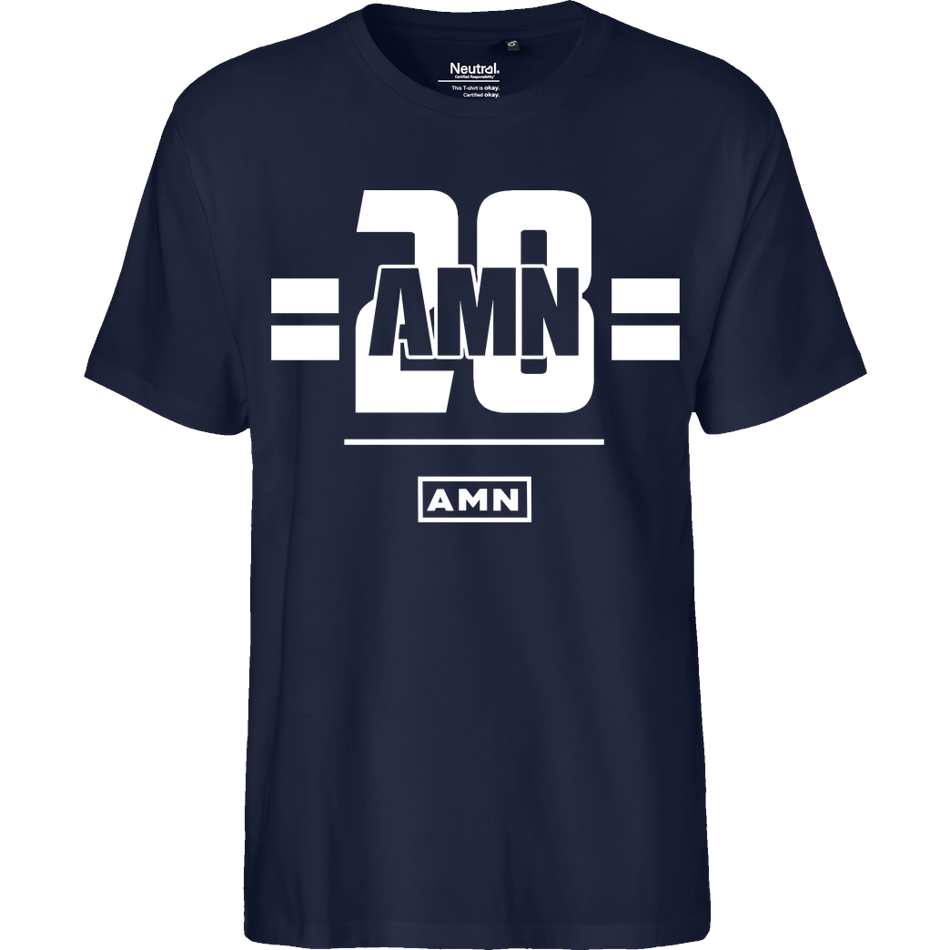 AMN-Shirts.com AMN-Shirts - 28 T-Shirt Fairtrade T-Shirt - navy
