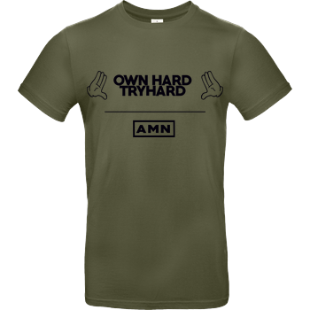 AMN-Shirts - Own Hard B&C EXACT 190 - Khaki