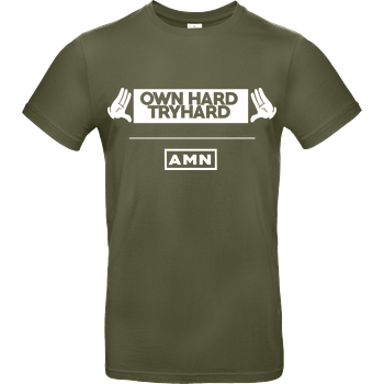 AMN-Shirts - Own Hard B&C EXACT 190 - Khaki