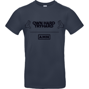 AMN-Shirts - Own Hard B&C EXACT 190 - Navy
