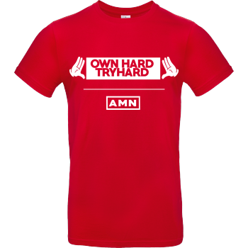 AMN-Shirts - Own Hard B&C EXACT 190 - Rot