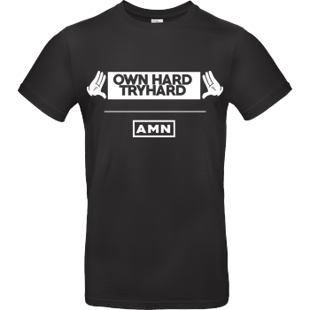 AMN-Shirts - Own Hard B&C EXACT 190 - Schwarz