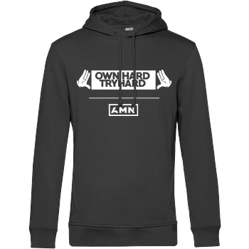 AMN-Shirts - Own Hard B&C HOODED INSPIRE - schwarz
