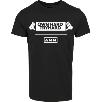 AMN-Shirts - Own Hard Hausmarke T-Shirt  - Schwarz