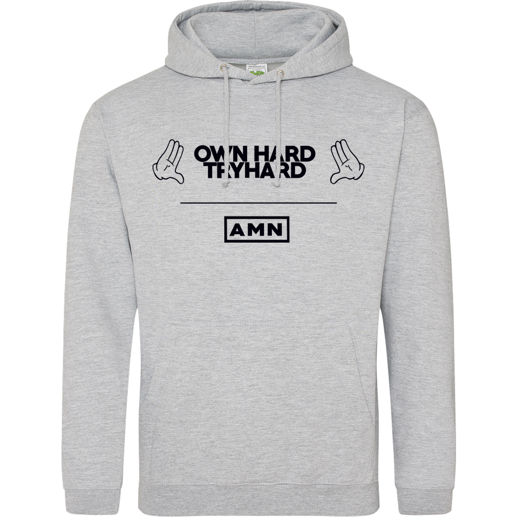 AMN-Shirts.com AMN-Shirts - Own Hard Sweatshirt JH Hoodie - Heather Grey