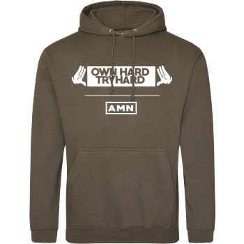 AMN-Shirts - Own Hard JH Hoodie - Khaki