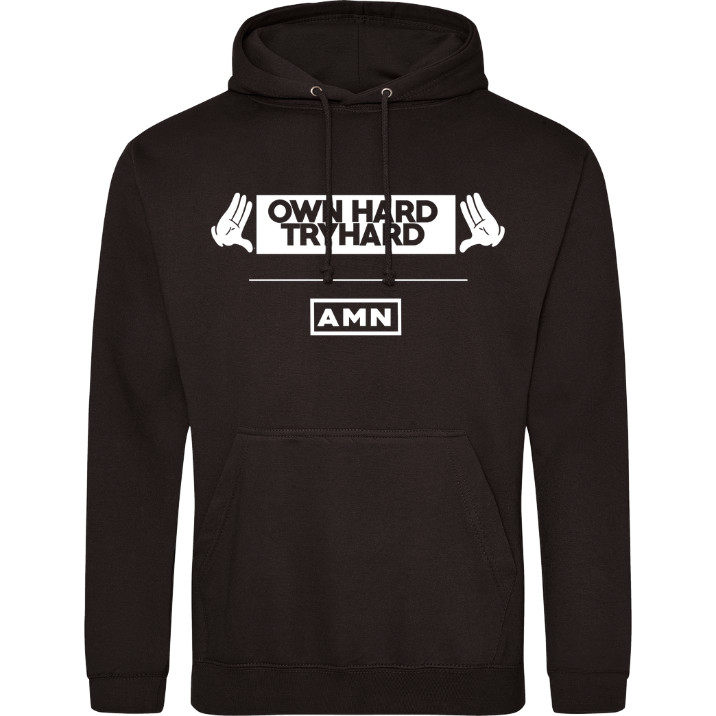 AMN-Shirts.com AMN-Shirts - Own Hard Sweatshirt JH Hoodie - Schwarz