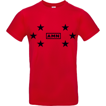 AMN-Shirts - Stars B&C EXACT 190 - Rot