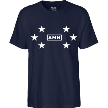AMN-Shirts - Stars Fairtrade T-Shirt - navy