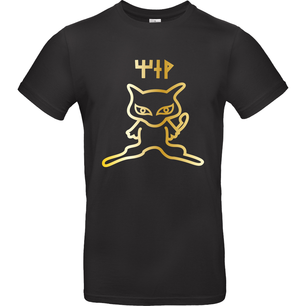 IamHaRa Ancient Mew T-Shirt B&C EXACT 190 - Schwarz