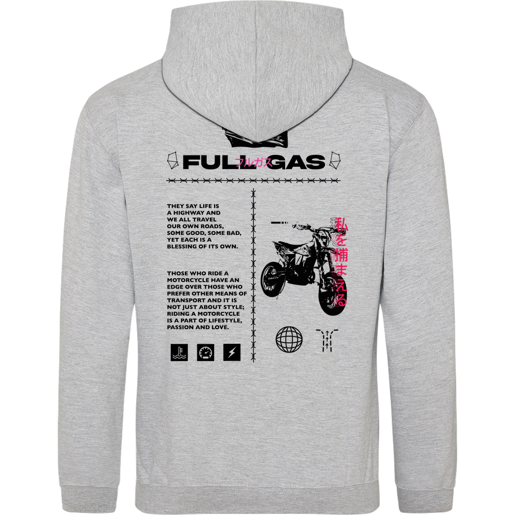 Anica Anica - Full Gas Sweatshirt JH Hoodie - Heather Grey