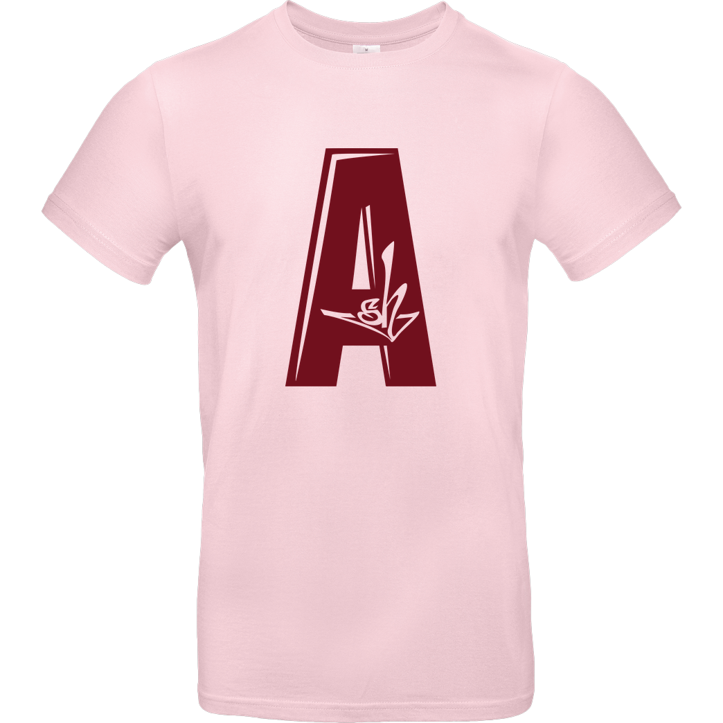 Ash5ive Ash - A Logo T-Shirt B&C EXACT 190 - Rosa