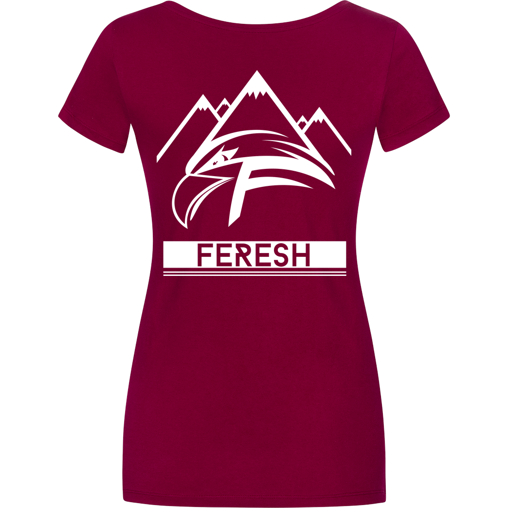 Aykan Feresh Aykan Feresh - Logo T-Shirt Damenshirt berry
