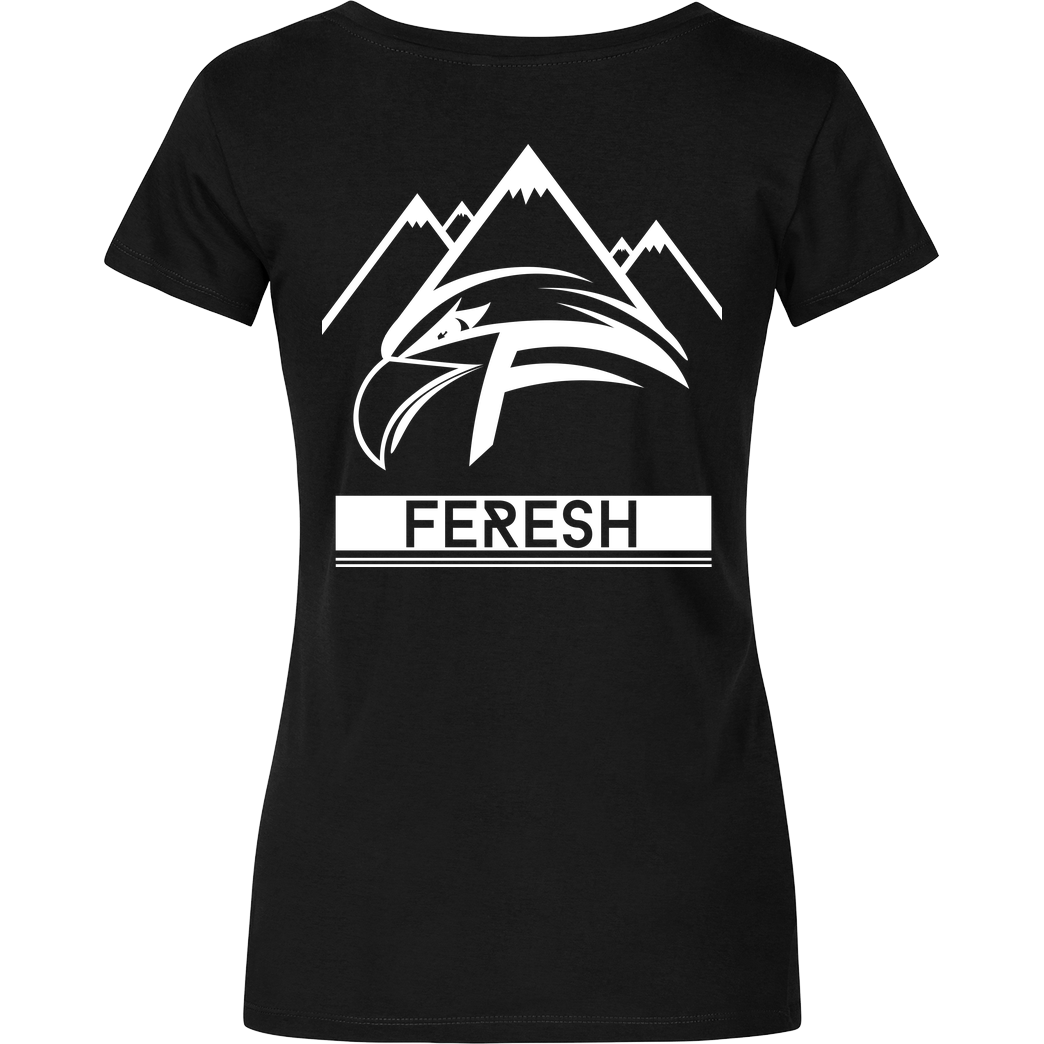 Aykan Feresh Aykan Feresh - Logo T-Shirt Damenshirt schwarz