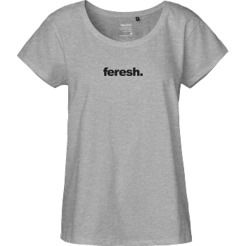 Aykan Feresh - Logo Fairtrade Loose Fit Girlie - heather grey