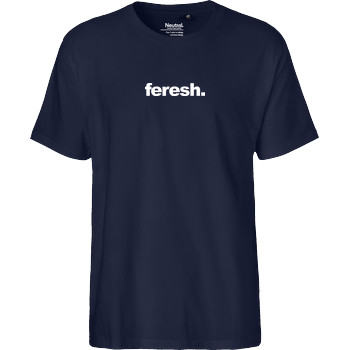Aykan Feresh - Logo Fairtrade T-Shirt - navy