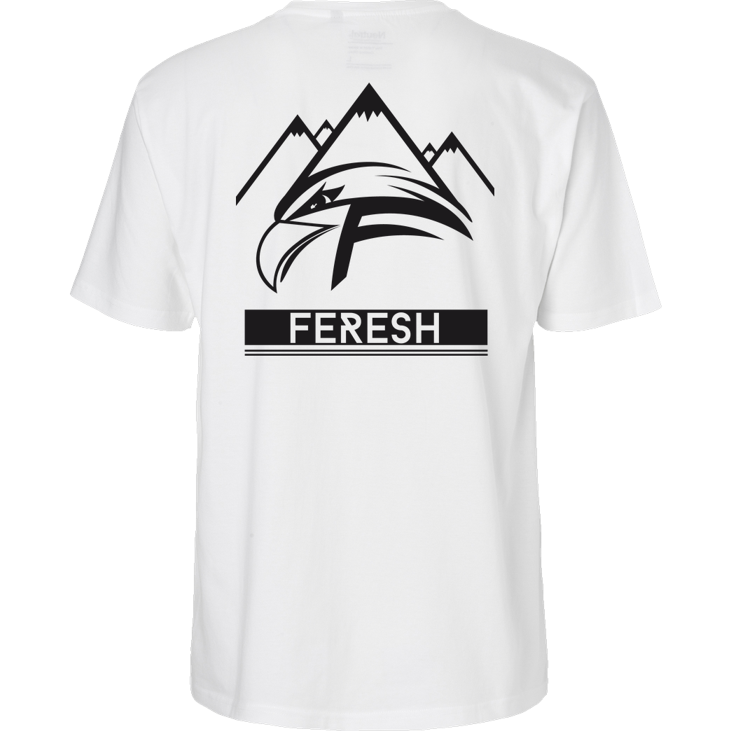 Aykan Feresh Aykan Feresh - Logo T-Shirt Fairtrade T-Shirt - weiß