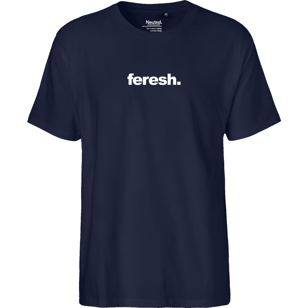 Aykan Feresh Aykan Feresh - Logo T-Shirt Fairtrade T-Shirt - navy