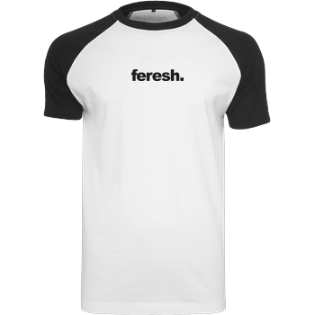 Aykan Feresh - Logo Raglan-Shirt weiß
