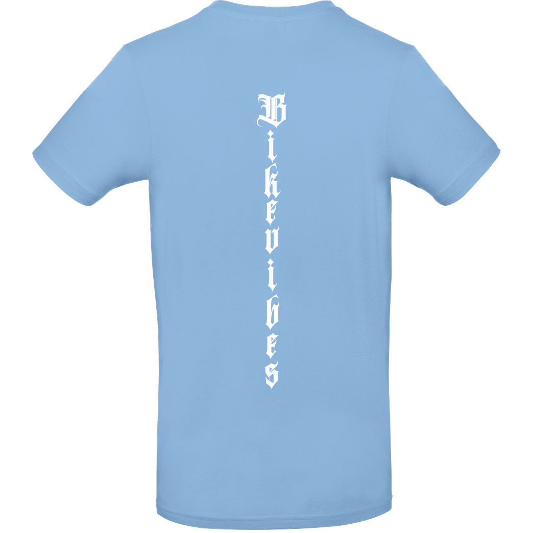 Alexia Bikevibes - Collection - Definition Shirt front T-Shirt B&C EXACT 190 - Hellblau