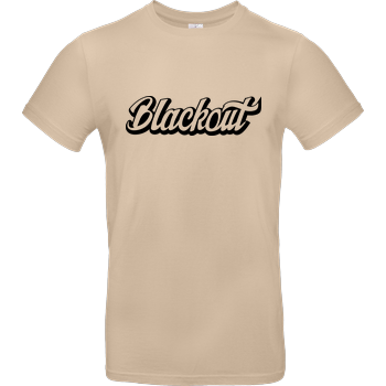 Blackout - Script Logo B&C EXACT 190 - Sand