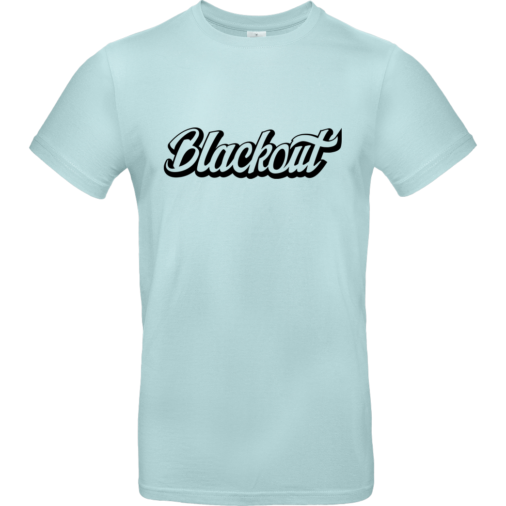 None Blackout - Script Logo T-Shirt B&C EXACT 190 - Mint