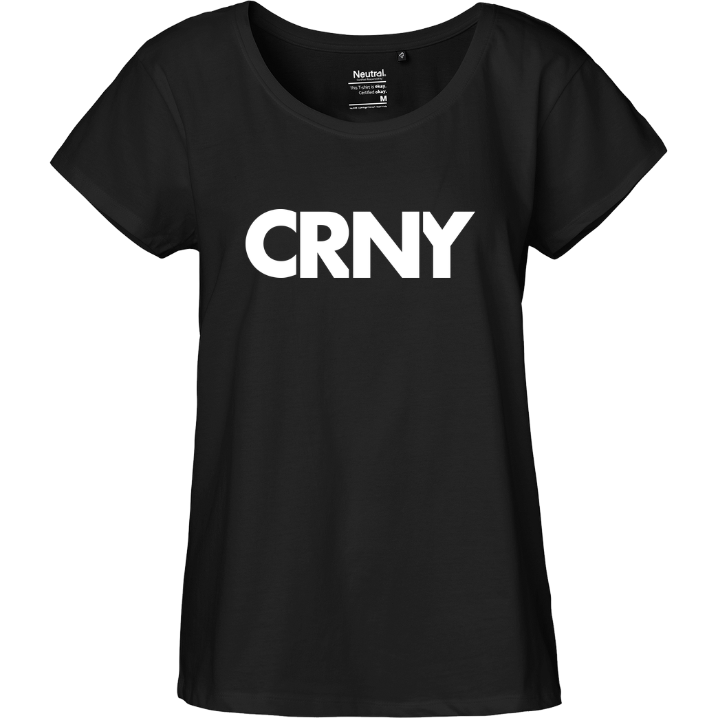 C0rnyyy C0rnyyy - CRNY T-Shirt Fairtrade Loose Fit Girlie - schwarz