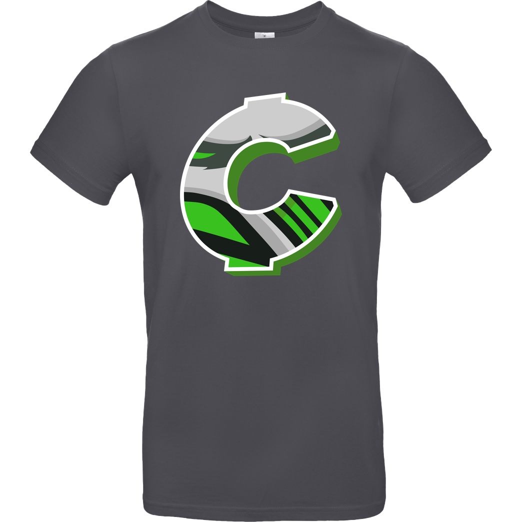 C0rnyyy C0rnyyy - Logo T-Shirt B&C EXACT 190 - Dark Grey