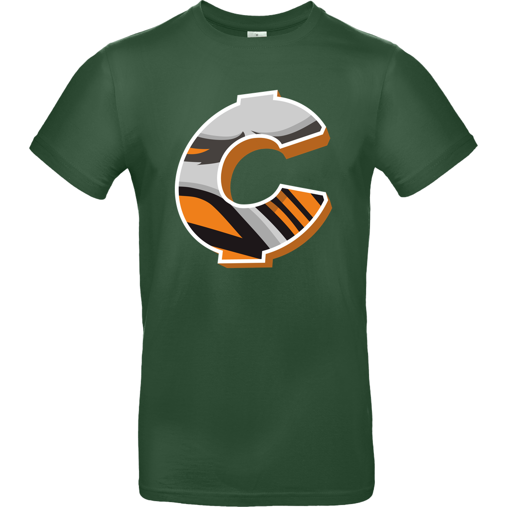 C0rnyyy C0rnyyy - Logo T-Shirt B&C EXACT 190 - Flaschengrün