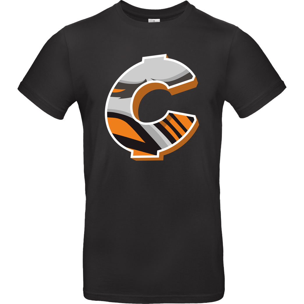 C0rnyyy C0rnyyy - Logo T-Shirt B&C EXACT 190 - Schwarz